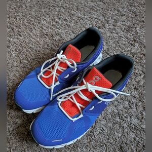 On Cloud 5 Push Cobalt Indigo Blue Athletic Shoes Men's 10